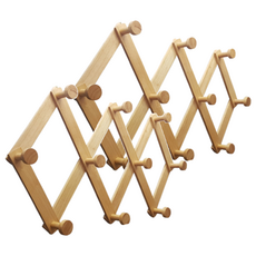 DA-DREAM 實木波紋管超大號 最大安裝長度135cm, 2個, 深米色