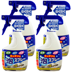 獅子化學 廚房除菌漂白消臭泡沫噴霧, 400g, 日本製造, 4瓶