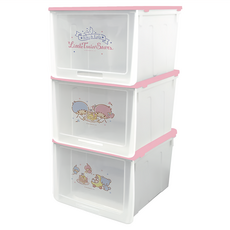 收納王妃 三麗鷗防塵收納鞋盒3件組 33 x 26.5 x 21.5cm, 魔法鬆餅, 1組
