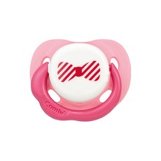 Combi 康貝 Smile系列 安撫奶嘴 M號 易於清潔 衛生使用, 2~10個月, 粉紅色, 1個