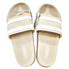 霧彩線條休閒拖鞋-沙色, 24.1人, 240mm