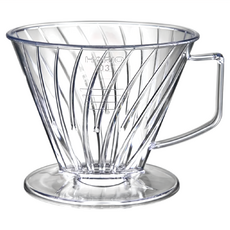 HARIO 好璃奧 透明台型樹脂濾杯03 151 x 134 x 113mm 100g, 透明台型樹脂濾杯, 1個