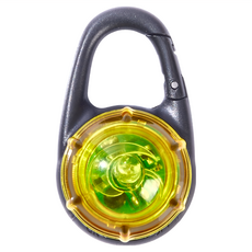 璦寶 LED防水長效安全燈 可亮燈達100小時(閃亮模式), 3 x 3cm, 黃色, 1個