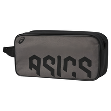 ASICS 亞瑟士 鞋袋 100%聚酯纖維, OS, 黑色 + 灰色, 1個