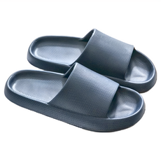 超厚底拖鞋 2雙組 PVC材質, 44~45 長28cm, 藏青色