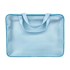 洗漱收納袋 大 藍色 旅行便攜透明化妝包, 1個