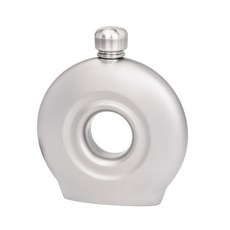 TEMPEST 純鈦酒壺 環形款 附收納網袋 + 漏斗 180ml, 1個