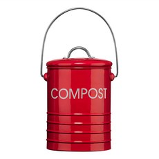 Premier 提式廚餘桶 2L 紅色 - 防臭防蟲, 1個