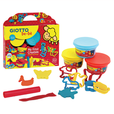 GIOTTO be-be 寶寶黏土派對 Set, 附專用工具, 強化肌肉, 刺激腦部發展, 600g, 1組