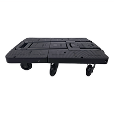 PUSH! 居家萬向輪手拉車, 七輪滑板輪加長底盤, 粗糙防滑把手, 可拆卸輪子, S79, 1個