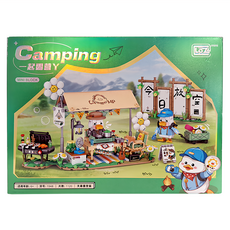 LoZ 積木玩具 3歲以上, 1948 露營趣 天幕場景, 1盒