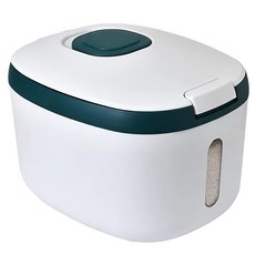 日式一鍵自動彈蓋儲米桶 5kg, 湖藍, 32 x 26 x 22cm, 1個