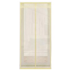 超靜音魔術貼磁性防蚊簾, 米色