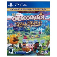 PlayStation PS4/PS5通用 胡鬧廚房！全都好吃 Overcooked All You Can Eat 中英日文美版, 單一商品