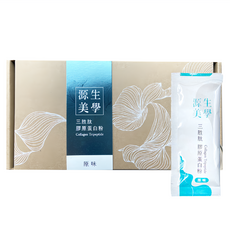 源生美學 三胜肽膠原蛋白粉 原味 30包/盒 6g, 1盒