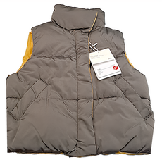 愛北鼻 兒童加厚羽絨背心 保暖 舒適百搭, 1入, 灰色, 100碼