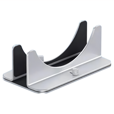 HAGiBiS 海備思 可調節式Mac mini鋁合金立式支架, 適用於32-57mm, 銀色, 1個