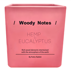 PATTO RABBIT 百特兔 樸石香氛蠟燭-麻草與尤加利, 麻草與尤加利, 200g, 1入