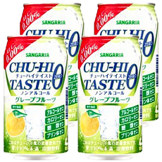 SANGARIA 無酒精葡萄柚飲料 零卡路里零糖零嘌呤, 350ml, 4罐