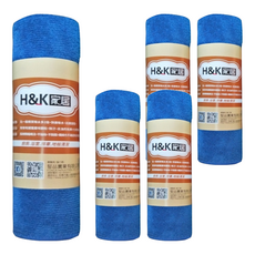 H&K 家居 萬用擦拭布, 廚房/浴室/擦車/地板清潔, 40 x 40cm, 5條