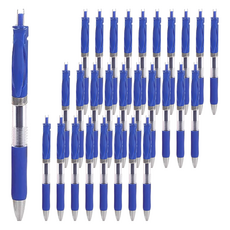 小麥購物 按壓中性筆 G199 0.5mm 11g 30支, 藍色, 2組