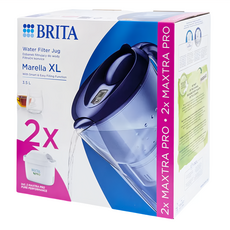 BRITA 濾水壺 MARELLA XL FILTER WITH MAXTRA PRO 壺 + 濾芯 2個 3.5L, 1組