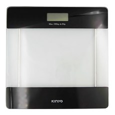 Kinyo 簡約經典透明體重計, DS-6560, 簡約經典透明, 1個