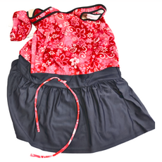 Summer Love 夏之戀 大女連身裙, 連身泳裙, 四角褲, 附活動式罩杯, L, 1件, 印花