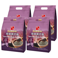 鄉味 SUNWAY 黎麥黑芝麻, 富含膳食纖維 無添加奶精/香料, 30g, 10包, 4袋