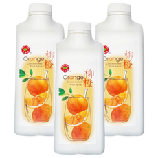 良田牌 柳橙濃縮果汁，鮮美酸甜，清爽解渴, 1.2kg, 3瓶