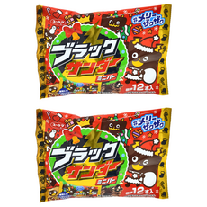 有樂製菓 聖誕黑雷神可可風味量販包 12本入, 144g, 2包