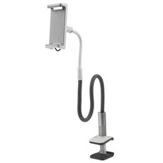 Home Planet 智慧型手機/平板電腦 蛇管支架, 1個, 銀色