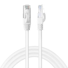 POLYWELL 寶利威爾 CAT6A 高速網路線 10Gbps RJ45 福祿克認證 PW15-W58-G010, 1m, 白色, 1條