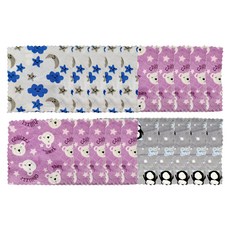 半島良品 珊瑚絨抹布 卡通 20條, 1包