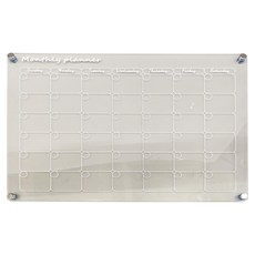 磁吸記事板 每月板, 40 x 30cm, 壓克力 + 磁鐵