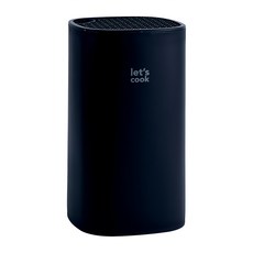 樂司廚品 萬用刀具收納筒, 黑色, 1個