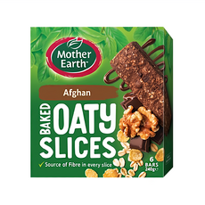 Mother Earth 烘焙燕麥棒 阿富汗口味 6條入, 不含基改食材、人工色素、香料, 240g, 1盒