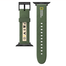 NATIONAL GEOGRAPHIC 國家地理 Smart 手錶錶帶, 軍綠色, 1條