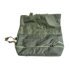 亨睿 簡約托特後背包 聚酯纖維材質, 44 x 41 x 16cm, 軍綠色