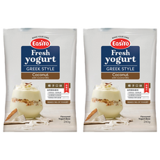 EasiYo 希臘優格粉 椰子口味, 紐西蘭原裝進口, 每湯匙含百億乳酸菌, 240g, 1包, 2包