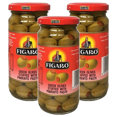 FIGARO 裴加羅 加羅紅心橄欖 水 紅甜椒配司, 240g, 3罐