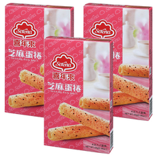 喜年來 芝麻蛋捲 蛋素, 64g, 3盒