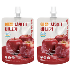 CHEONNYEON MEEIN 千年味人 蘋果醋飲 韓國蘋果醋飲 健康美味隨時享受, 100ml, 2包
