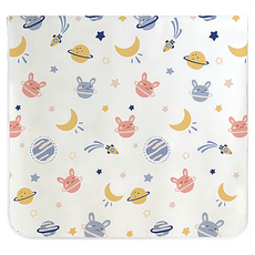 Pureal 純真兔 竹纖維防水尿布墊, 100 x 80cm, 可可星球, 1件