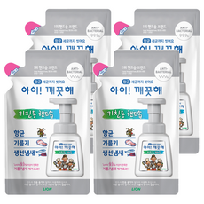 LION 獅王 趣淨 Ai! Kekute 趣淨廚房專用洗手慕斯補充包, 羅勒香, 200ml, 4包