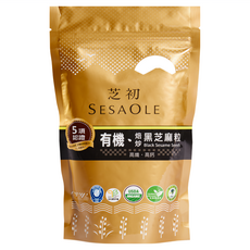 SESAOLE 芝初 有機黑芝麻粒, 130g, 1包