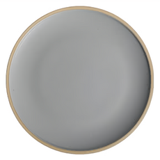 Homely Zakka 莫蘭迪啞光磨砂陶瓷餐盤碗餐具 小圓深盤 莫蘭迪白/粉/藍色 多種尺寸可選, 20.5 x 4cm, 莫蘭迪灰, 1個