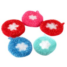 PURE SUNDAY 壓克力纖維菜瓜布 Set 5個 清潔工具, 1組