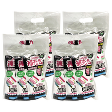 EMO 重複使用型除濕劑補充包 竹炭 3入, 1.8L, 4袋