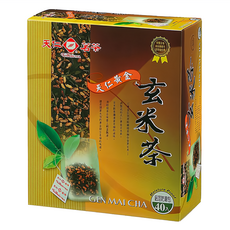 天仁茗茶 黃金玄米茶 鋁箔防潮包, 3g, 40包, 1盒